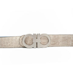 Handcrafted Alligator Leather Belts DVG352