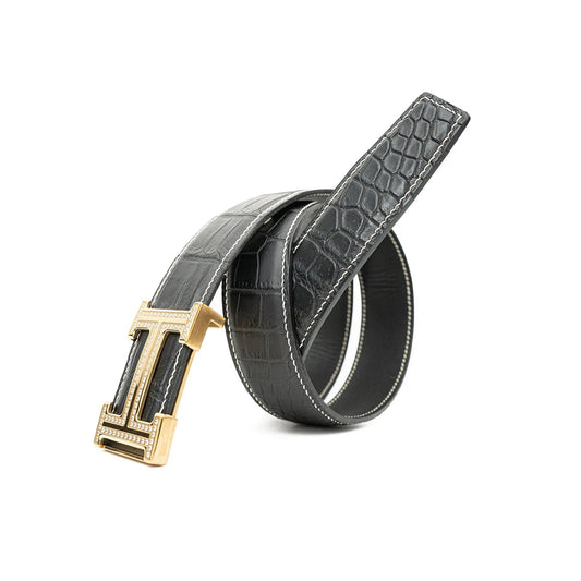 Handcrafted Alligator Leather Belts DVG59