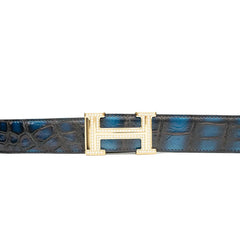 Handcrafted Alligator Leather Belts DVG86