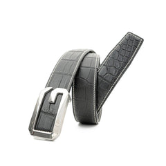 Handcrafted Alligator Leather Belts G-shaped buckle
