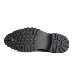 Handmade Chunky - sole Brogue Shoes Blue