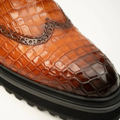 Handmade Nile Crocodile Chelsea Boots