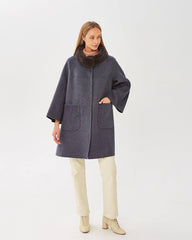 Genuine Scandinavian Mink Fur Virgin Wool Coat Alaska® Outerwear Company