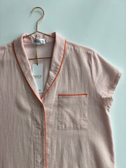 Shawl Collar Boyfriend Shirt Salua Lingerie