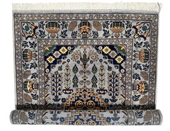 Hand-Knotted Afghani Zerkhaki Wool Rug – 3’4″  x  4’11″ Rugistan