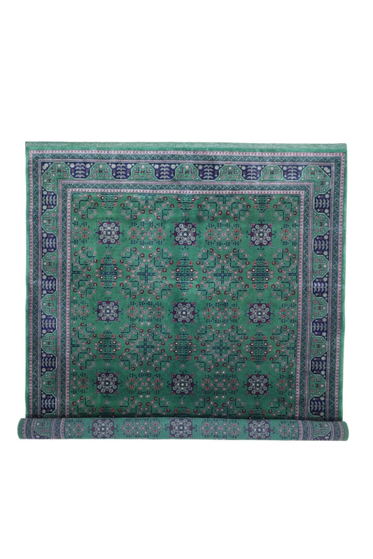 Hand-Knotted Afghani Bukharayi Wool Rug – 6’7″  x  9’9″ Rugistan