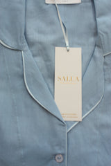 Classic Sleep Shirt in Woven Cotton Salua Lingerie