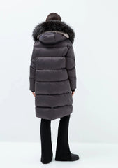 Gisèle Premium Genuine Fox Fur Trim Down Fill Coat Alaska® Outerwear Company