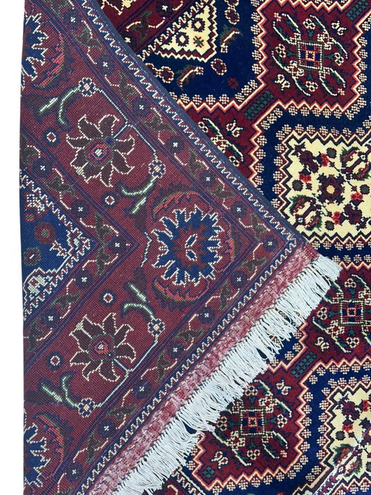 Hand-Knotted Afghani Yusufbai Wool Rug – 6’10″  x  9’10″ Rugistan