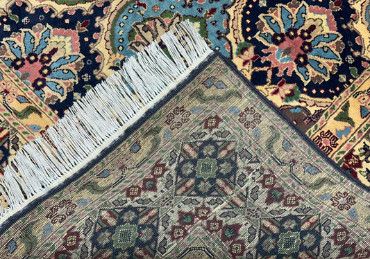 Hand-Knotted Afghani Heart Shape Wool Rug – 6’6″  x  9’2″ Rugistan