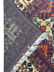Hand-Knotted Afghani Yusufi Wool Rug – 6’7″  x  10’0″ Rugistan