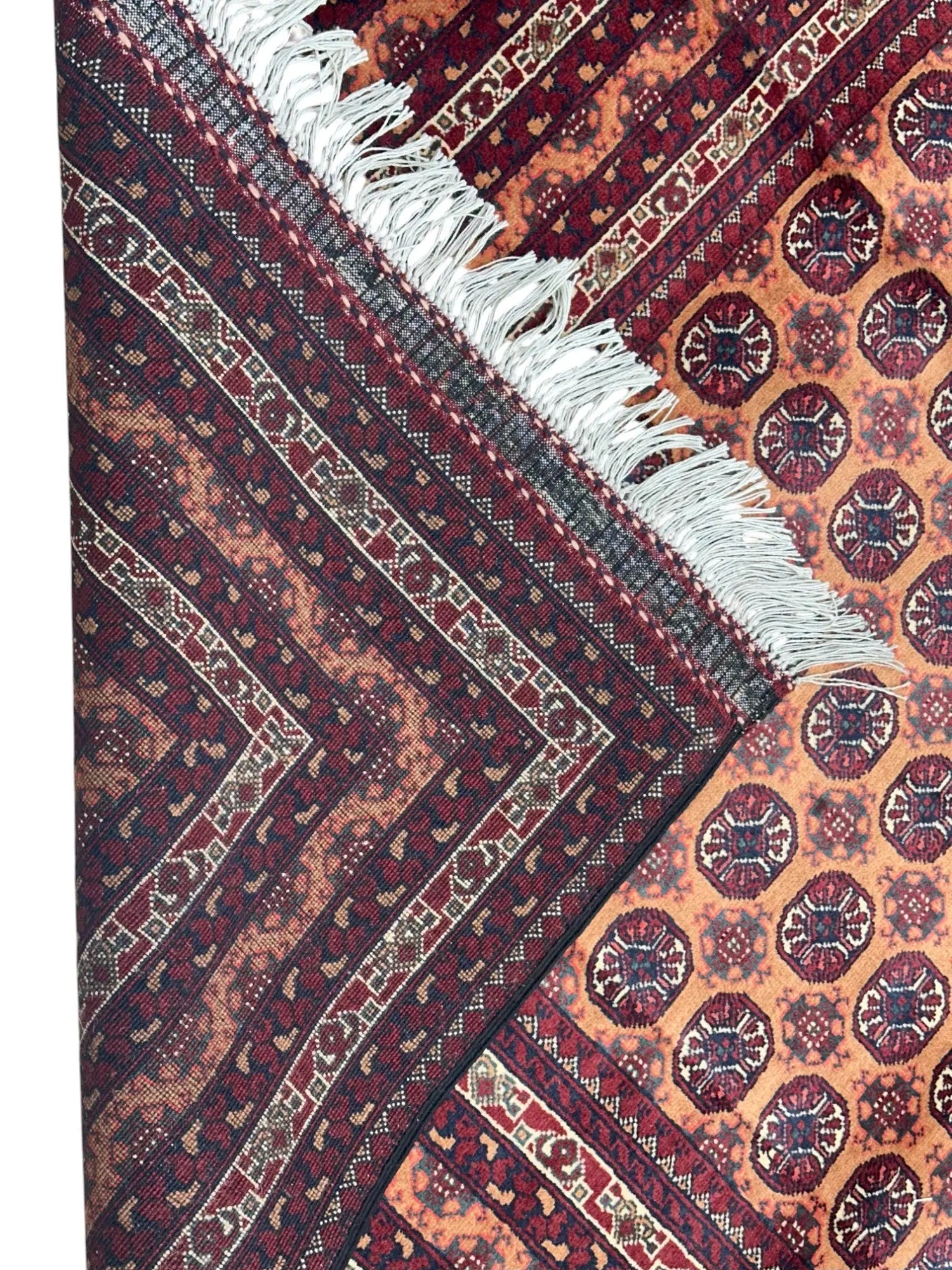 Hand-Knotted Afghani Mawri Wool Rug – 6’9″  x  9’10″ Rugistan