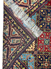 Hand-Knotted Afghani Kashi Wool Rug – 6’9″  x  9’6″ Rugistan