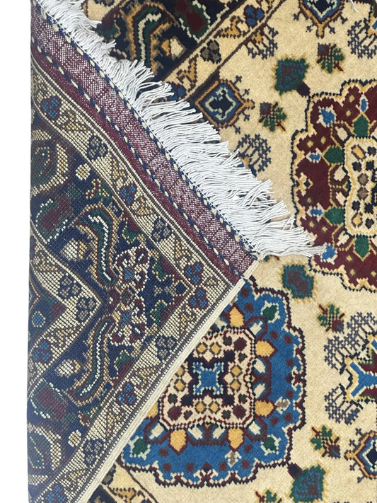 Hand-Knotted Afghani Kashi Wool Rug – 2’9″  x  4’4″ Rugistan