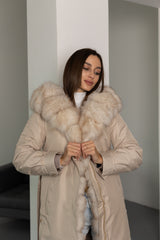 Genuine Polar Fox Fur Trim Rabbit Fur Insulated Parka Alaska® Outerwear Company