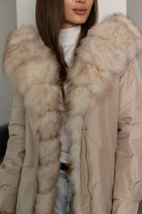 Genuine Polar Fox Fur Trim Rabbit Fur Insulated Parka Alaska® Outerwear Company