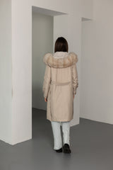 Genuine Polar Fox Fur Trim Rabbit Fur Insulated Parka Alaska® Outerwear Company
