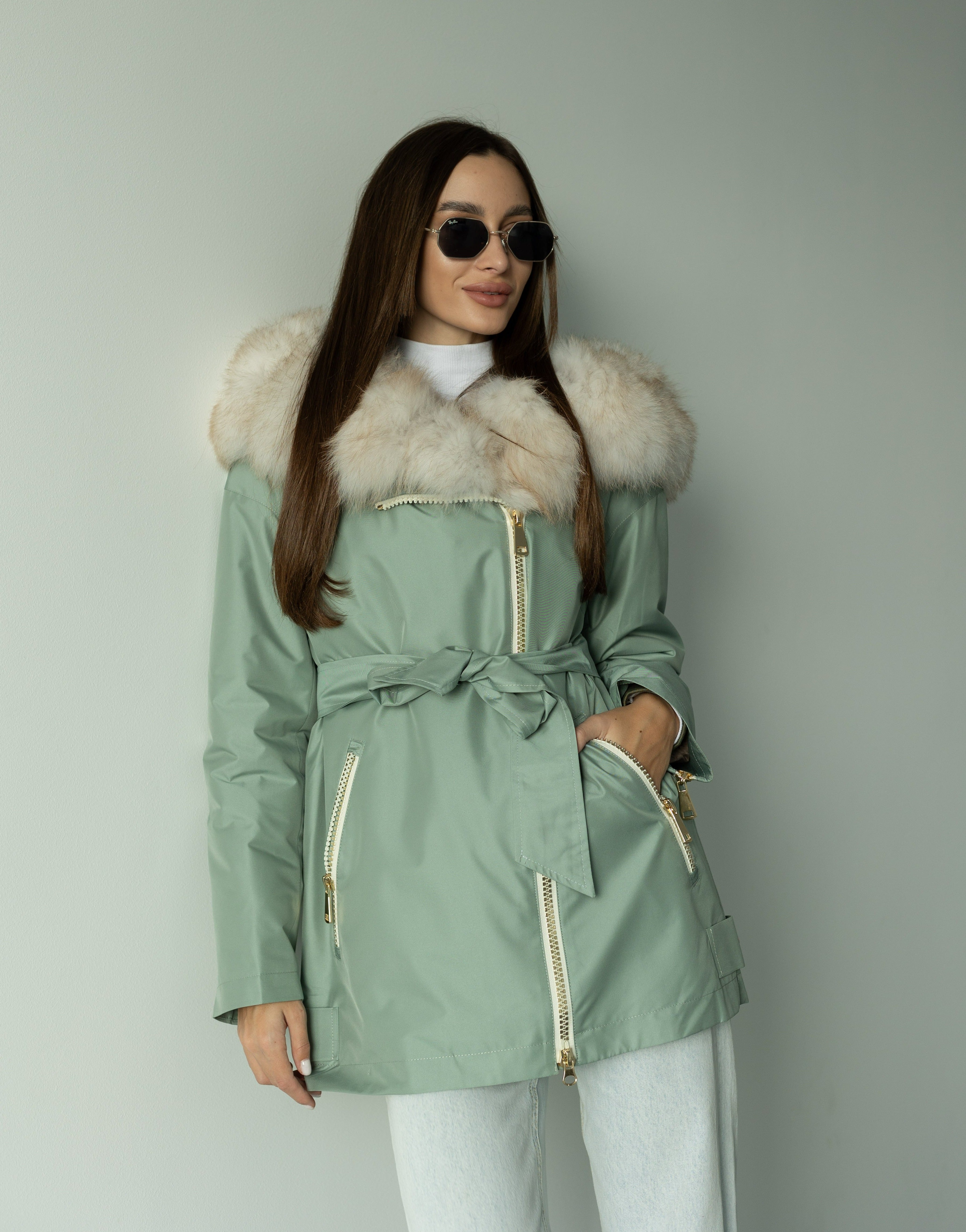 Genuine Polar Fox Fur Trim Rabbit Fur Insulated Parka Alaska® Outerwear Company