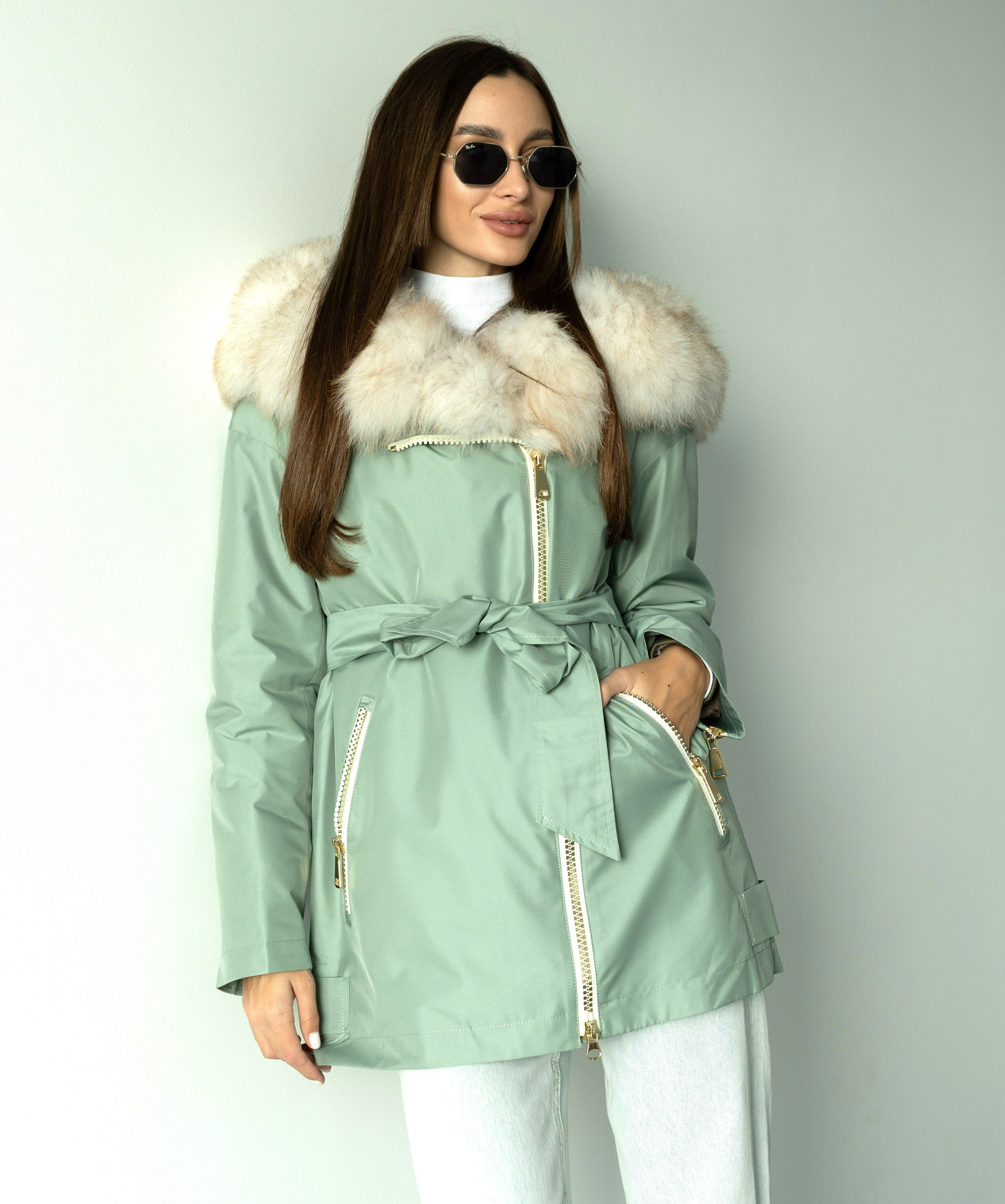 Genuine Polar Fox Fur Trim Rabbit Fur Insulated Parka Alaska® Outerwear Company