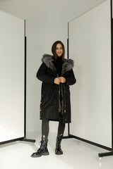 Genuine Silver Fox Fur Trim Rabbit Fur Insulated Parka Alaska® Outerwear Company