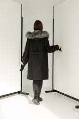 Genuine Silver Fox Fur Trim Rabbit Fur Insulated Parka Alaska® Outerwear Company