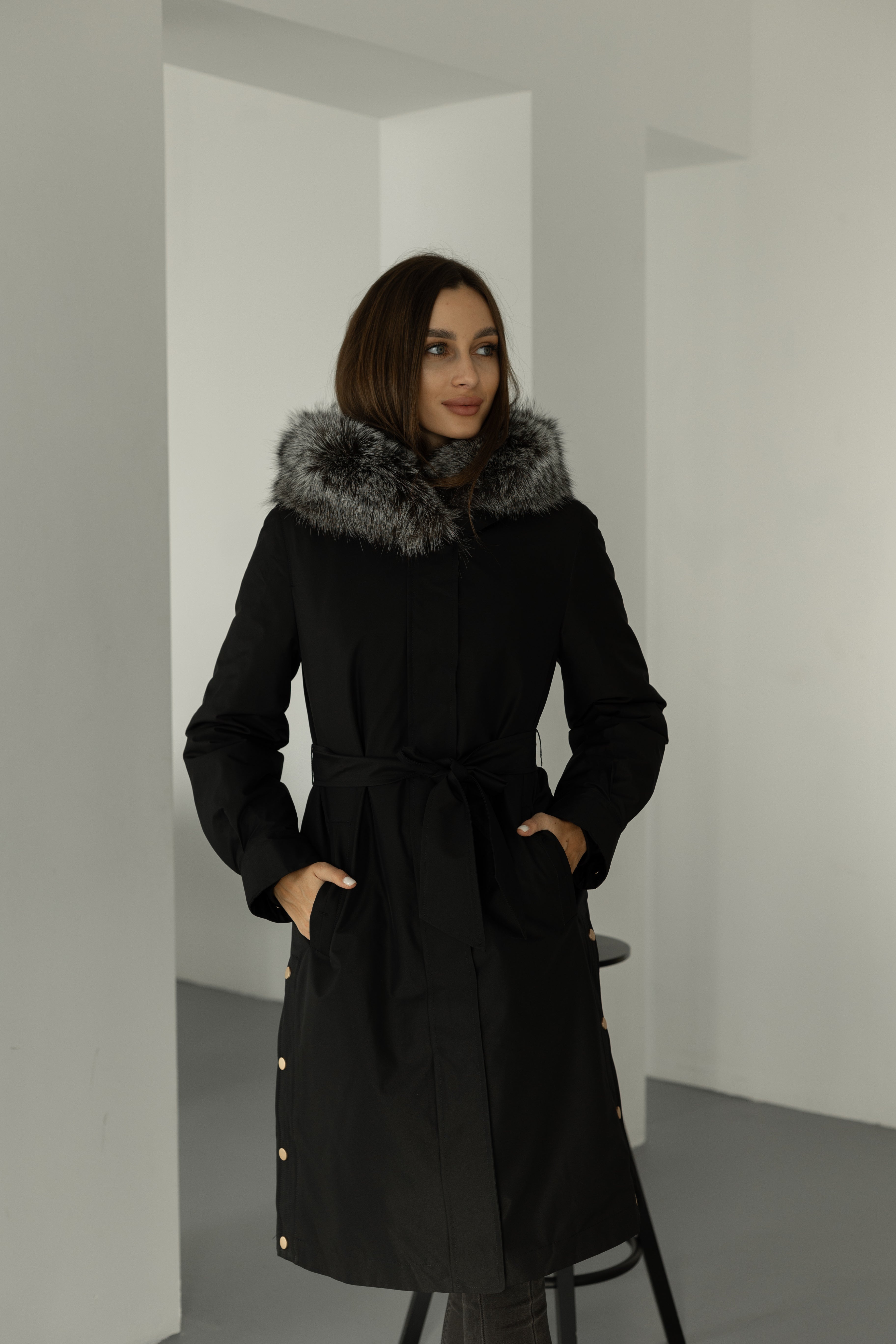 Genuine Silver Fox Fur Trim Rabbit Fur Insulated Parka Alaska® Outerwear Company