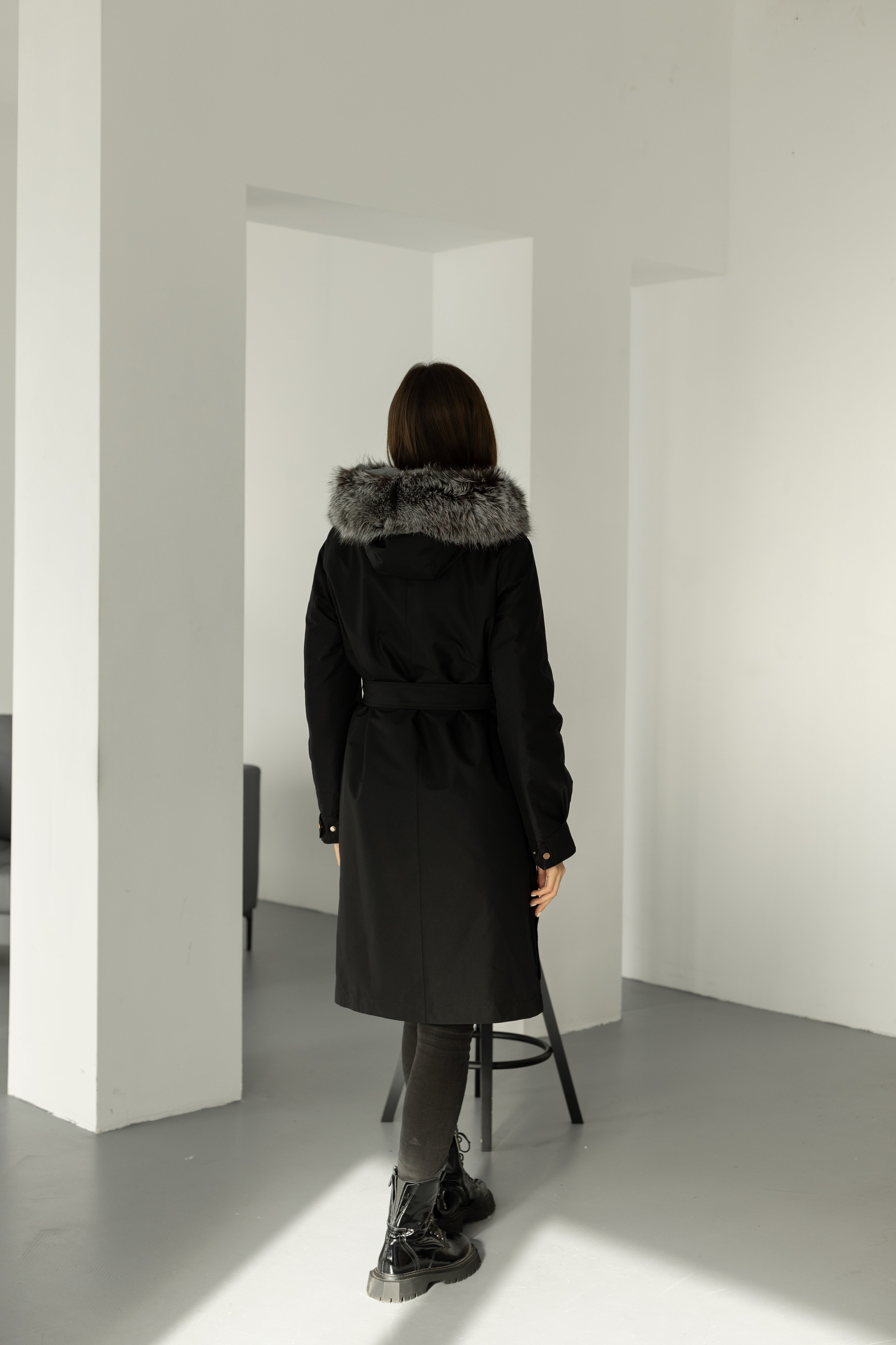 Genuine Silver Fox Fur Trim Rabbit Fur Insulated Parka Alaska® Outerwear Company