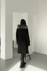 Genuine Silver Fox Fur Trim Rabbit Fur Insulated Parka Alaska® Outerwear Company