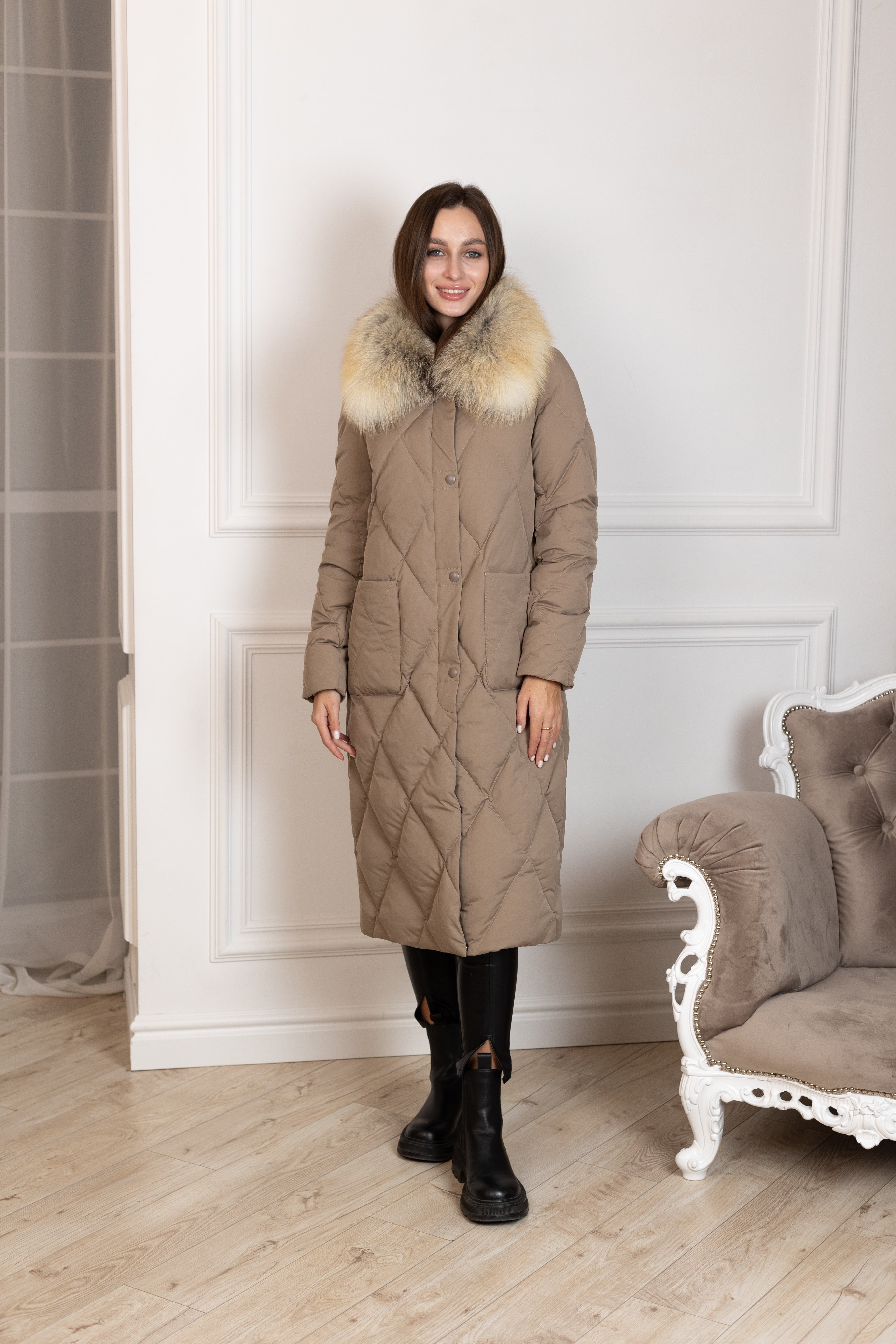 Genuine Red Fox Collar Down Fill Coat Alaska® Outerwear Company