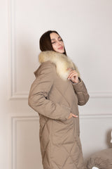 Genuine Red Fox Collar Down Fill Coat Alaska® Outerwear Company
