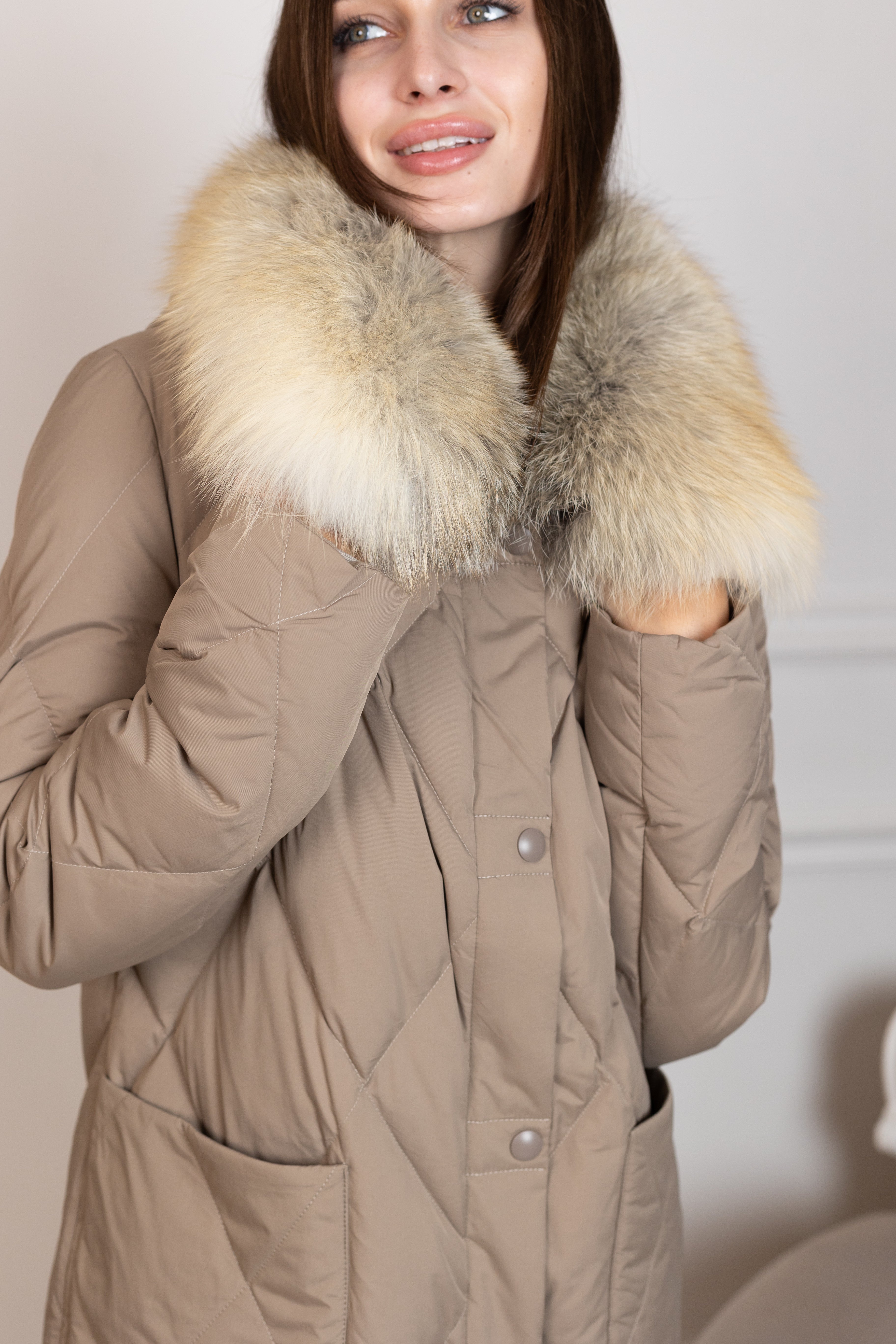 Genuine Red Fox Collar Down Fill Coat Alaska® Outerwear Company