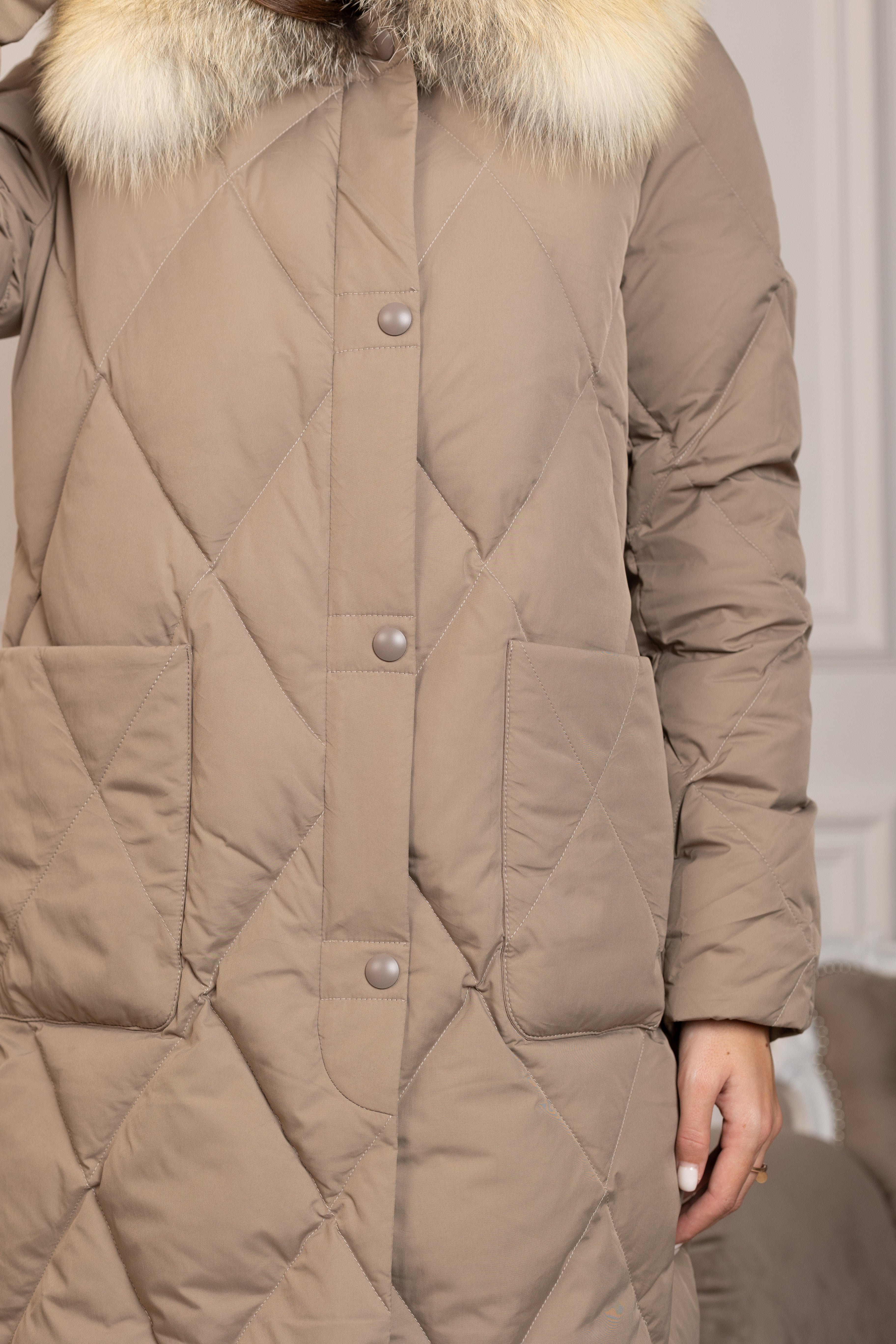 Genuine Red Fox Collar Down Fill Coat Alaska® Outerwear Company