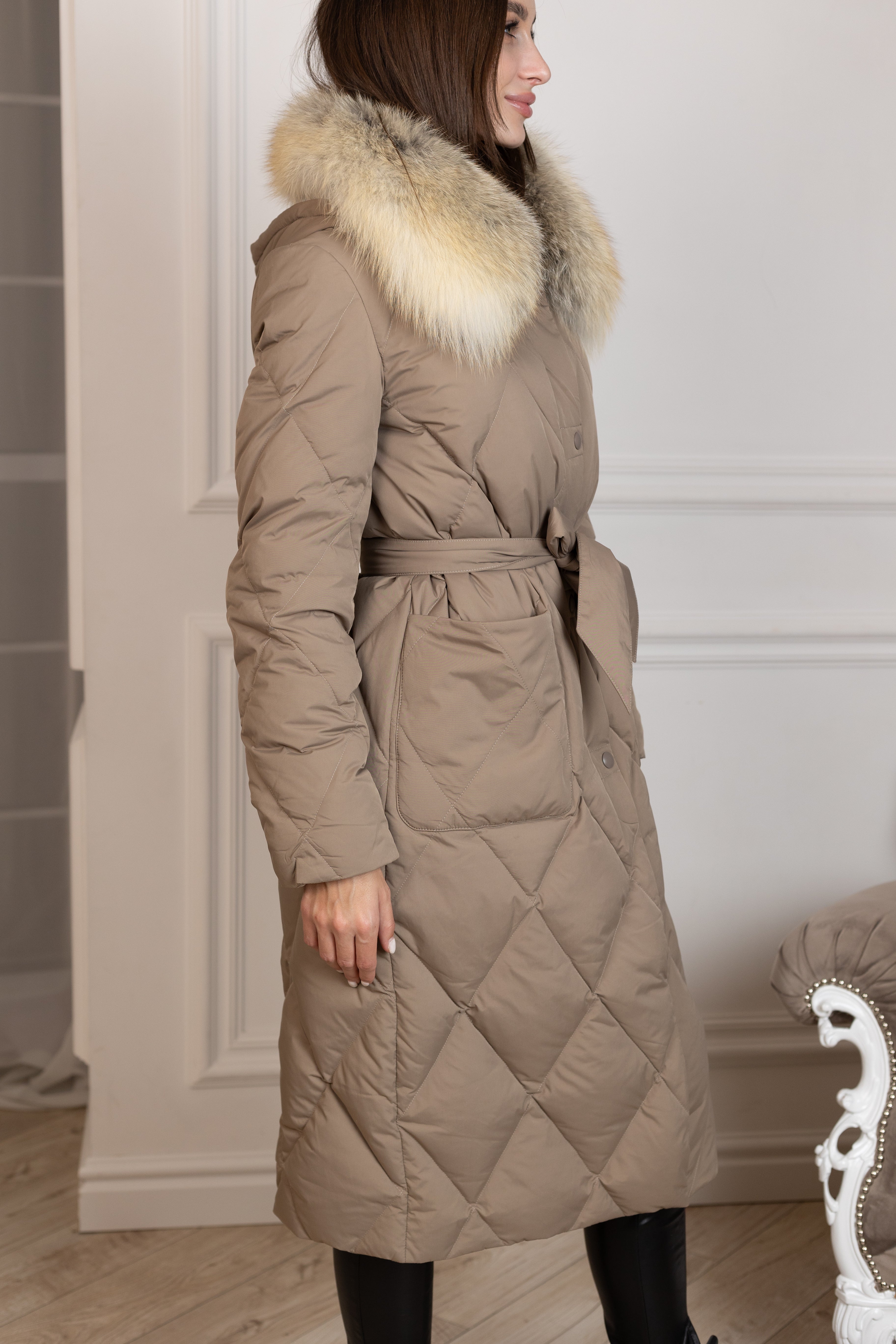 Genuine Red Fox Collar Down Fill Coat Alaska® Outerwear Company