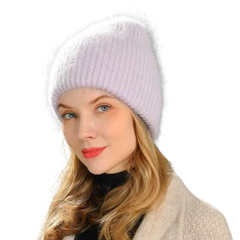 Unisex Cashmere Wool Knit Hat | Warm Winter Beanie