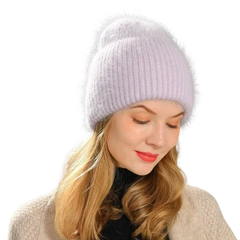 Unisex Cashmere Wool Knit Hat | Warm Winter Beanie