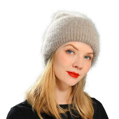 Unisex Cashmere Wool Knit Hat | Warm Winter Beanie