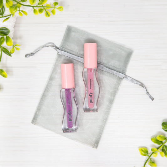 Kid's Lip Gloss Duo Poofy Organics
