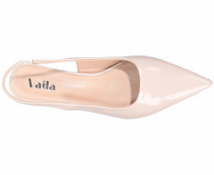 Lisa Slingback Pumps Pink Vaila Shoes