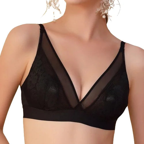 French Ice Silk Triangle Cup Bra | Comfortable & Breathable