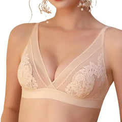 French Ice Silk Triangle Cup Bra | Comfortable & Breathable