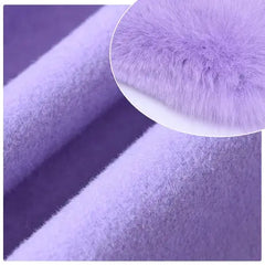 Cashmere jacket with large natural fur collar Family Shopolf