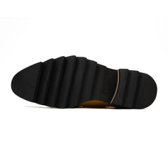 Black sole of a shoe on a white background