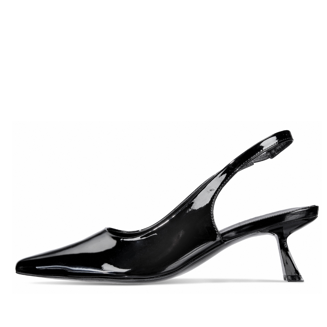 Lisa Slingback Black Vaila Shoes