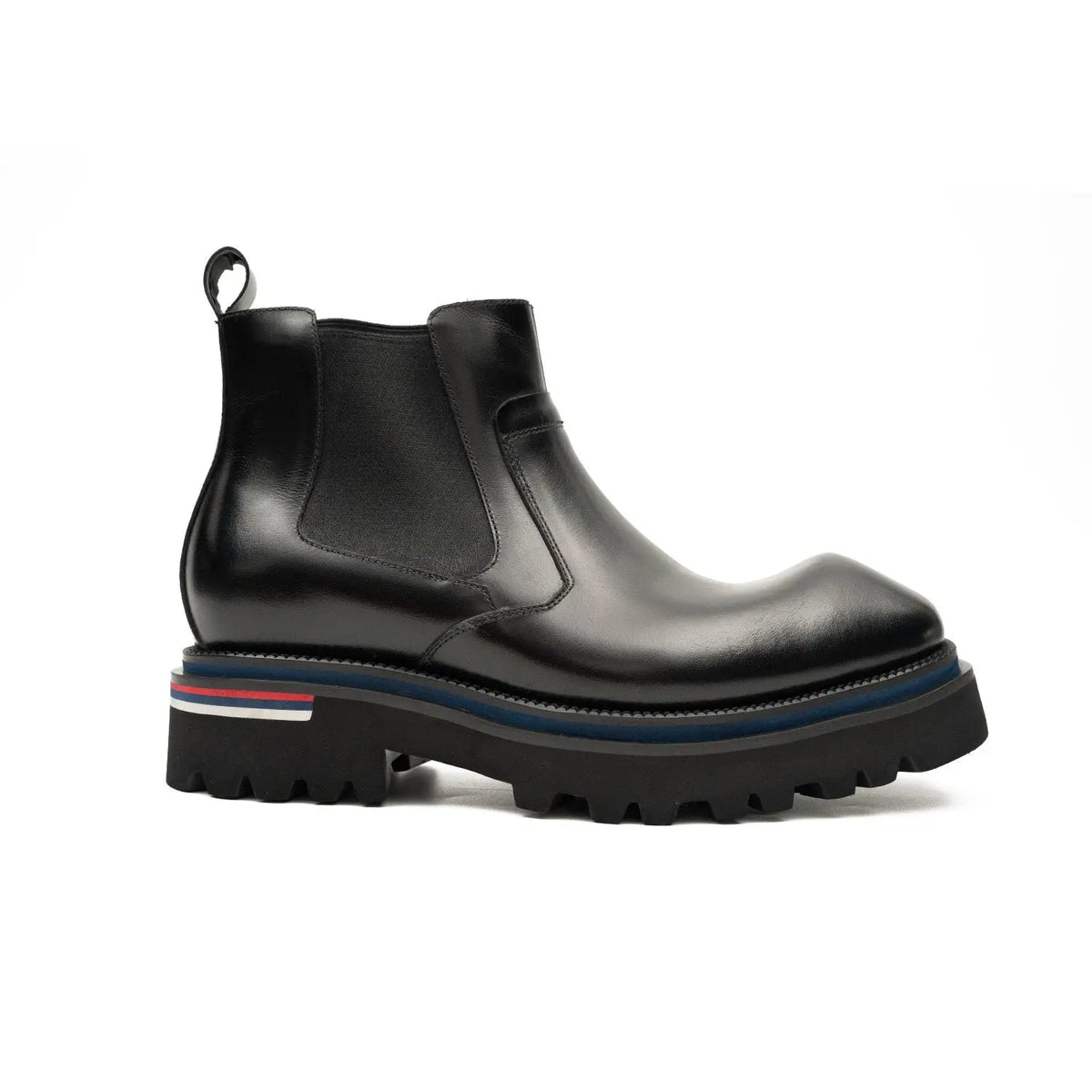 Luxury Black Leather Chelsea Boots