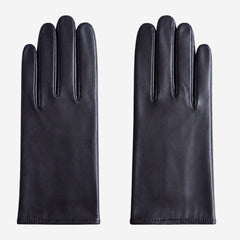 Marcella (black) - Unlined women’s lambskin leather gloves