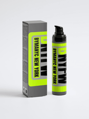 Bymanic New York product packaging with a bottle and box on a light gray background