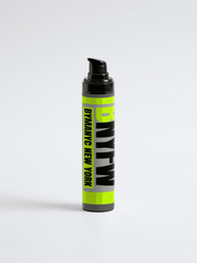 Foam cannon with 'BVD New York' branding on a light gray background