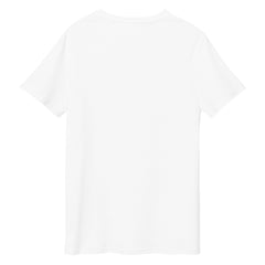 Plain white t-shirt on a white background