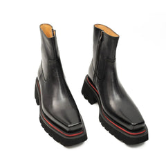 Men's Calfskin Thick - Sole Chelsea Boots