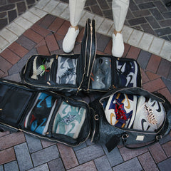 Monogram Leather 3 Bag Set (Signature Backpack, Commuter and Duffle Bag)